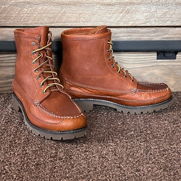 Eastland Charlie water resistant leather boots women's Size 8.5 - Picture 4 of 16